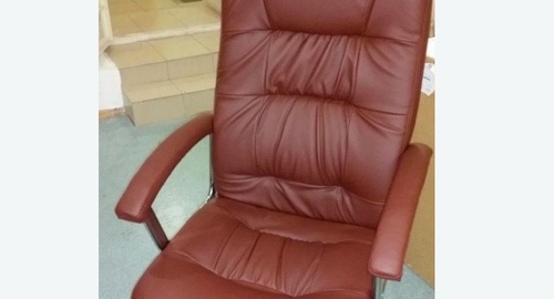 Обтяжка офисного кресла. Минусинск