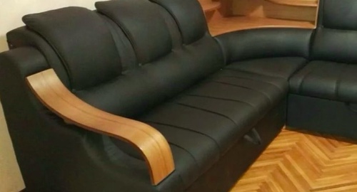 Перетяжка кожаного дивана. Минусинск